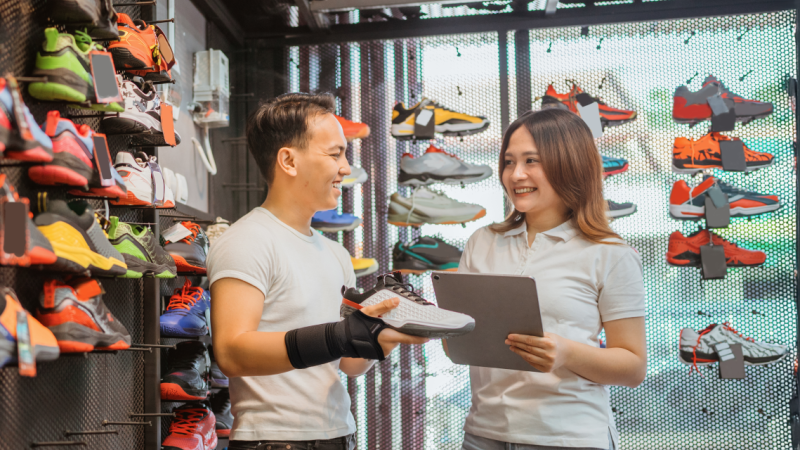 Retail industry hand injury