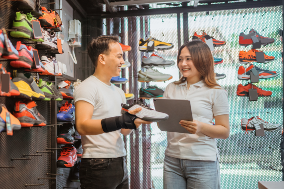 Retail industry hand injury